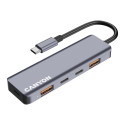 CANYON hub DS-18 5in1 USB-C Grey