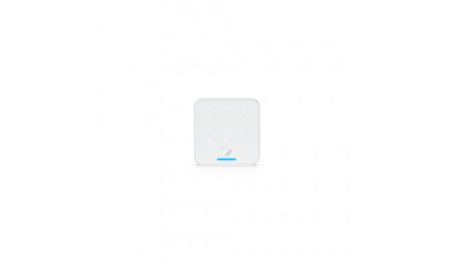 UBIQUITI READER FLEX WHITE. THIRD-GENERATION NFC CARD READER WITH A KEYPAD AND APPLE TOUCH PASS SUPP