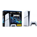 "Sony PlayStation 5 Slim Digital Edition Fortnite black white"