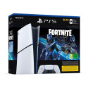 "Sony PlayStation 5 Slim Digital Edition Fortnite black white"