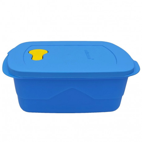 Cello MAX FRESH food container usable in microwave and fridge 2000ml blue