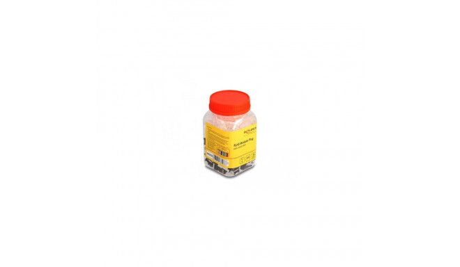 DeLOCK RJ45 Modular Plug with robust latch Cat.6 and bend protection boots 50 pcs set