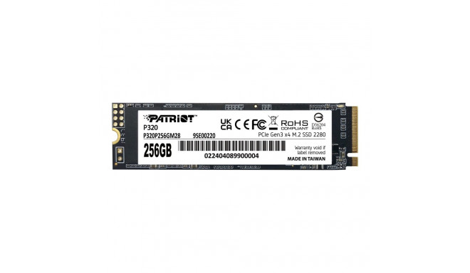 PATRIOT P320 256GB M.2 2280 PCIE SSD