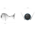 Ezviz H3 CS-H3 5MPX Viedā Mājas Āra IP67 Wi-Fi Kamera MicroSD / Nakts redzamība 30m Balta