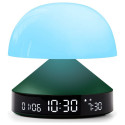 Lexon Mina Sunrise Alarm Clock with Light Dark Green