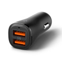 SPIGEN ESSENTIAL EV302 2-PORT CAR CHARGER 30W BLACK SPIGEN ESSENTIAL EV302 2-PORT CAR CHARGER 30W BLACK