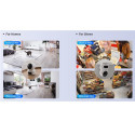 Ezviz H7C CS-H7c Siseruumide Kahe objektiiviga 4MP 2K Nutikas Pan & Tilt 360 Kaamera MicroSD / Öönäg