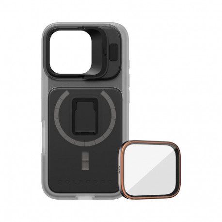 PolarPro komplekt LiteChaser iPhone 16 Pro ProCase UV-filter, läbipaistev
