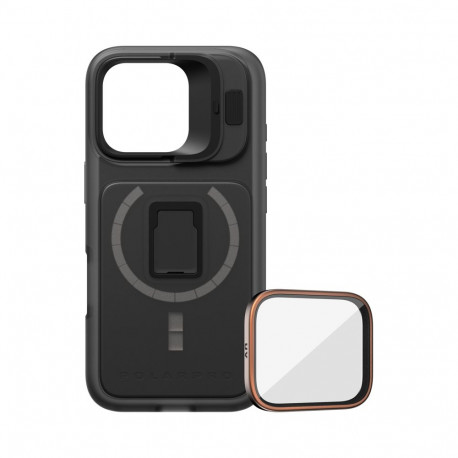 PolarPro Kit - LiteChaser iPhone 16 Pro ProCase Black + UV Filter
