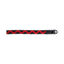 Artisan & Artist I ACAM-317 I Silk Camera Strap w/ Traditional Japanese Pattern, Black/Red