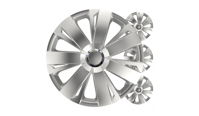Kołpaki samochodowe 4szt. komplet energy srebrne 14" cali color box