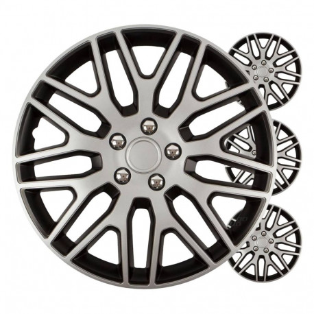 kołpaki samochodowe 4szt. komplet dakar must-hõbedased 16" color box