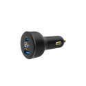 MOBILE CHARGER CAR USB 2PORT/TA-UC-AC2PD30LCD-CAR01 GEMBIRD