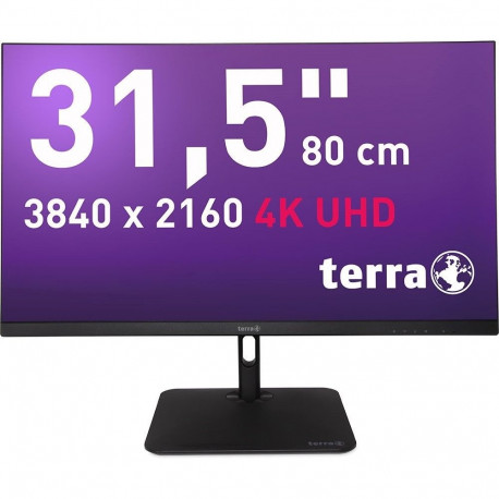 "80cm/31,5"" (3840x2160) Terra 3295W PV 4k IPS 5ms HDMI DP RJ45 USB-C Speaker Black"