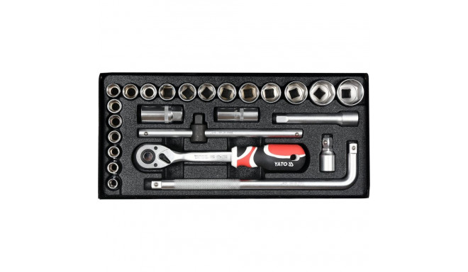 Mutrivõtmete komplekt 1/2" 25tk