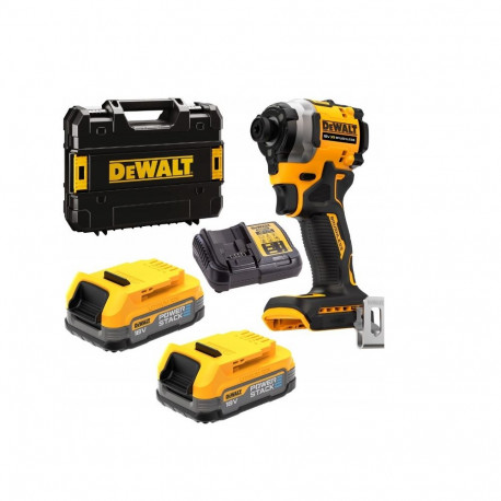DeWALT löökkruvikeeraja DCF860E2T-QW 3800RPM, must/kollane