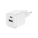 Swissten Travel Charger 12W USB-C / USB-A