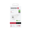 Swissten Travel Charger 12W USB-C / USB-A
