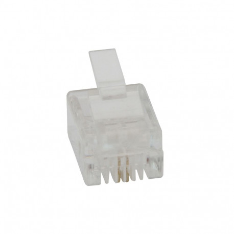 1252# Wtyk telefoniczny 6p2c (rj11) 100 pack