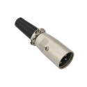 1651# Wtyk mikrofonowy xlr 3p na kabel skręc.odg (10 tk.)