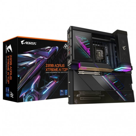 GIGABYTE Z890 AORUS XTREME AI TOP Motherboard - Supports Intel Core Ultra (Series 2) CPUs, 22+1+2 ph