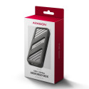 Axagon EEM2-20G NVMe-SSD-Gehäuse USB-C 3.2 20 Gbps 2230 - 2280 - schwarz SSD enclosure Black M.2