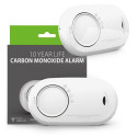 FireAngel FA3820-EUX10 Carbon Monoxide Detector, Wireless, Surface-mounted, Electrochemical Detector