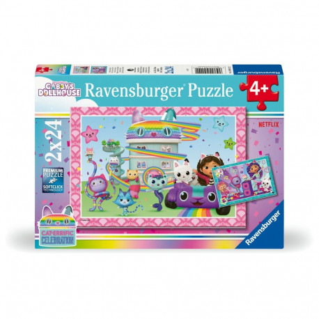Ravensburger pusle 2x24 tk: Gabby nukumaja