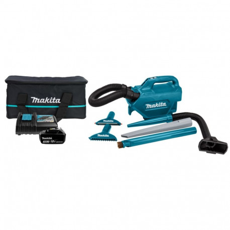 Makita tolmuimeja DCL184RF LXT 18V koos 1x3.0Ah akuga