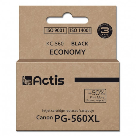 Actis KC-560 Ink (replacement for Canon PG-560XL; Supreme; 22 ml; black). Prints 50% more than OEM.