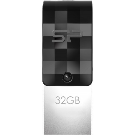 Silicon Power mälupulk 32GB Mobile C31, must