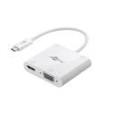 Goobay USB-C multiport adapter HDMI + VGA + PD 100 W 52418
