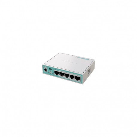Mikrotik hEX juhtmega ruuter gigabit ethernet valge