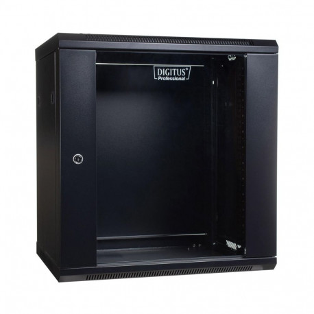 Digitus DN-WU19 12U/450/B rack cabinet Wall mounted rack Black