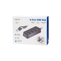 USB3.2 Gen1 HUB, 4xUSB-A on/off switch