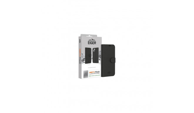 Eiger North Folio Case iPhone 16e schwarz