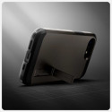 Spigen Tough Armor Case with MagSafe for iPhone 16e with Stand - Gray
