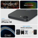 Spigen Tough Armor Case with MagSafe for iPhone 16e with Stand - Gray