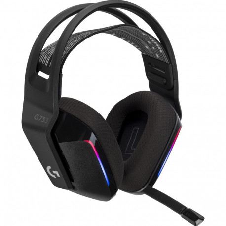 Logitech G733 Lightspeed juhtmevabad mängukõrvaklapid, must