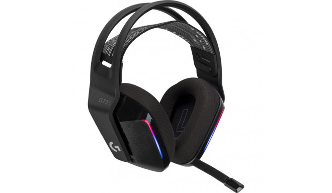 Logitech G733 Lightspeed -langattomat pelikuulokkeet, musta
