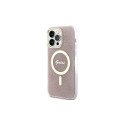 Guess GUHMP13XH4STP iPhone 13 Pro Max 6.7" różowy|pink hardcase 4G MagSafe