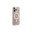 Guess GUHMP13XH4STP iPhone 13 Pro Max 6.7" różowy|pink hardcase 4G MagSafe