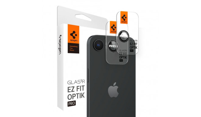 OSŁONA APARATU SPIGEN OPTIK PRO GLAS.TR ”EZ FIT” CAMERA PROTECTOR 2-PACK IPHONE 16E BLACK