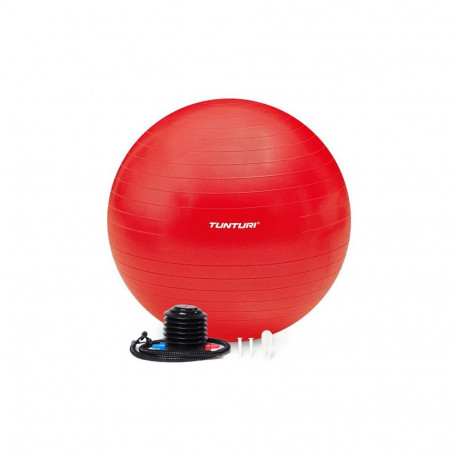 Tunturi Gymball Anti Burst Treeningpall pumbaga 55cm, Punane