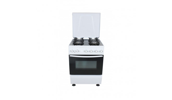 Gas cooker, electric oven Schlosser, white