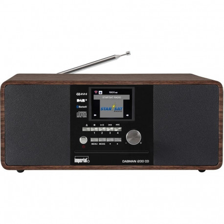 DABMAN raadio i200 CD internet DAB DAB+ FM, puitviimistlus
