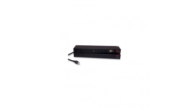 APC AP7900B toitejaotusseade (PDU) 8 AC pesa 1U must