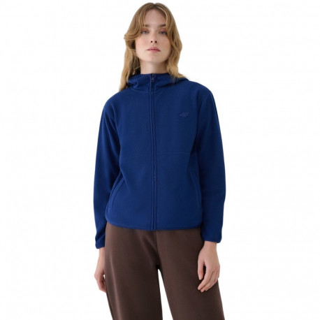 4F naiste fliis F323 4FWSS25TFLEF323 031S M, tumesinine