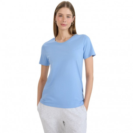 Koszulka damska 4F F2356 denim 4FWMM00TTSHF2356 32S XL