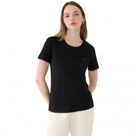 Koszulka damska 4F F2356 głęboka czerń 4FWMM00TTSHF2356 20S M